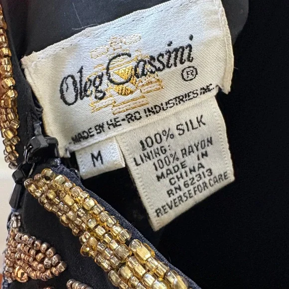 Oleg Cassini Vintage Beaded Top - Picture 13 of 15